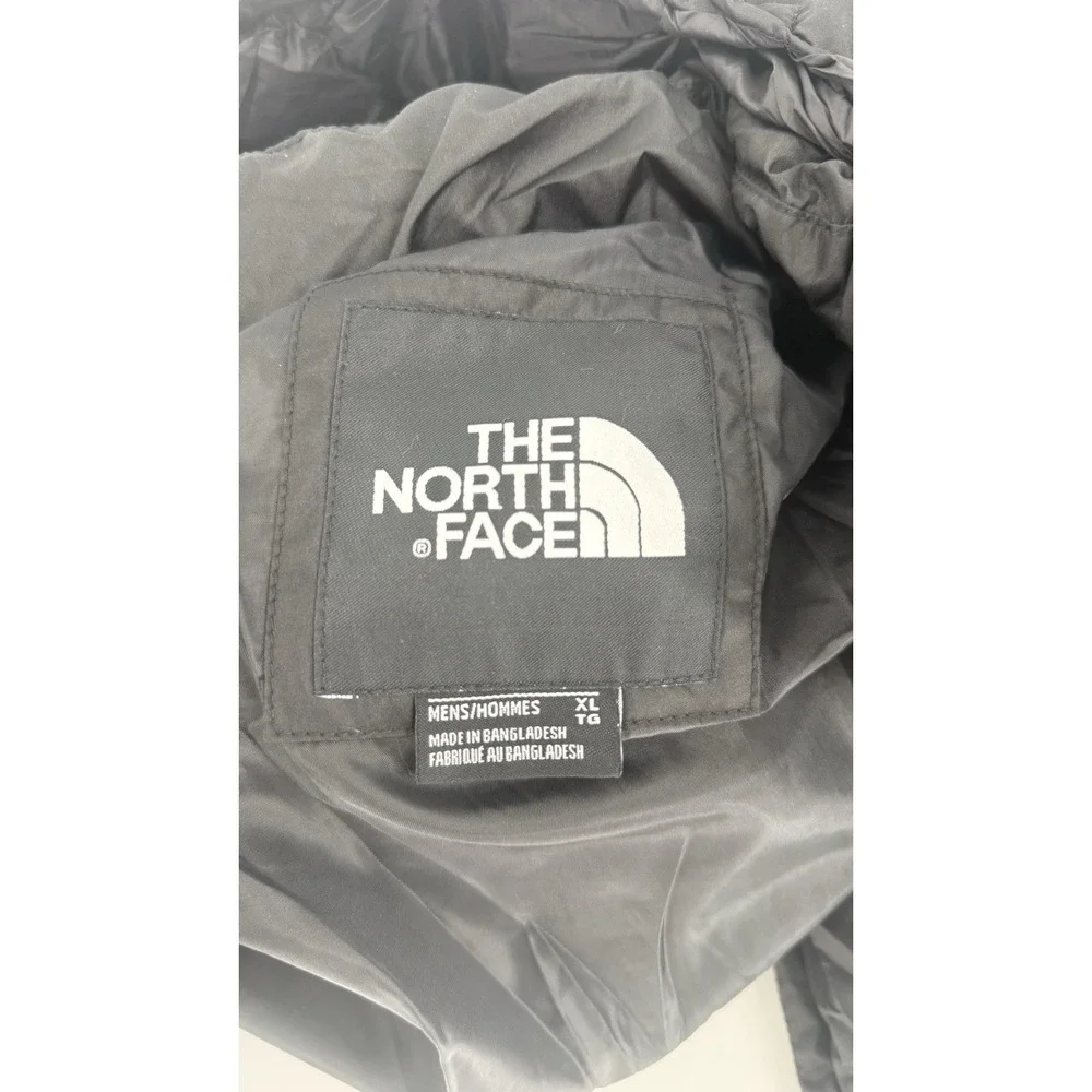 NWT The North Face Men 700 Fill Plus XL Fits L Black Hood‎ Winter Jacket READ